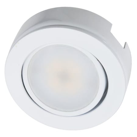 American Lighting Mvp Led Puck Light, 120V, 4.3Ws, 250 Lumens, White, 3 Puck Kit w/Rol MVP-3-30-WH